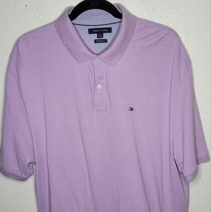 Tommy Hilfiger Purple Polo Short Sleeve Shirt